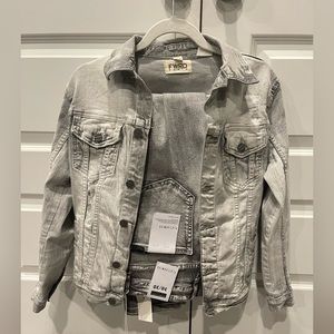 Denim jacket / Denim jeans: Jacket size (L) 14-16 Jeans 30/30 slim stretch